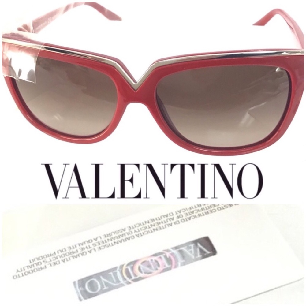 NWT Valentino Red Sunglesses